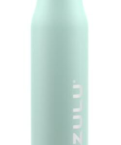 ZULU Ace Vacuum Insulated Stainless Steel Water Bottle with Leak-Proof Locking Lid and Removable Base, Yucca, 24oz