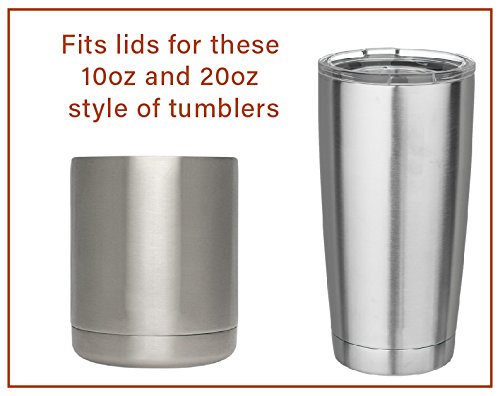 Replacement Lid Seals for YETI, RTIC, Beast, Ozark Trail, North, SIC 10, 14, 20, and 30 Ounce Stainless Steel Tumblers (10 or 20 Ounce Tumbler)