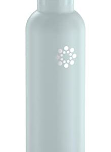 LIfeFactory Stainless Steel Vacuum-Insulated Sport Bottle, 24 Ounce, Mint