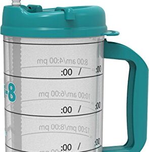 Hydr-8 Water Bottle - Time Marked Air Insulated 32 Ounce Mug