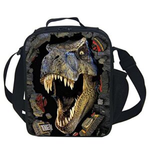 caiwei 3d animal dinosaur insulated lunch box cooler bag