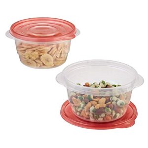 Rubbermaid TakeAlongs Small Bowl Food Storage Containers, 3.2 Cup, 2 Count (Pack of 3) Total 6 Containers