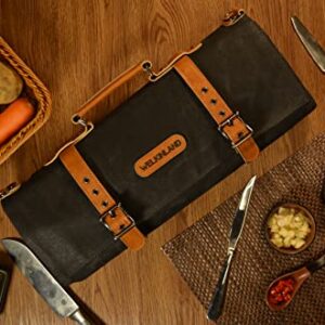 14-Pockets Knife roll, Leather knife roll, Knife roll canvas, Knife bag holders, Knife roll bag, Chef bag, Chef knife bag, Chef knife roll, Chef knife roll bag, Pocket knife roll, Knife bags for chefs