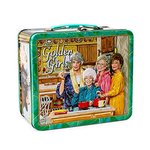 Toynk The Golden Girls Cast Retro Metal Tin Lunch Box Tote Exclusive