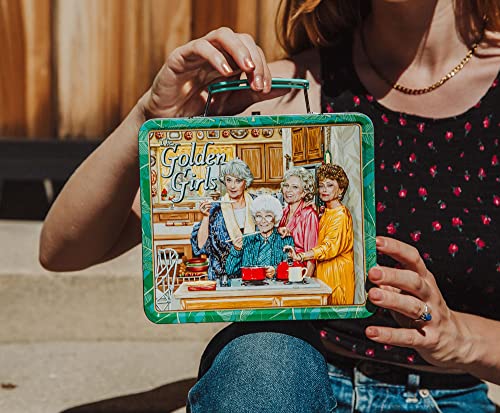 Toynk The Golden Girls Cast Retro Metal Tin Lunch Box Tote Exclusive