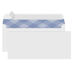 #10 security self-seal envelopes, pandri windowless business mailing envelopes, security tint pattern for secure mailing, invoices and statements, size 4-1/8 x 9-1/2 inch – 24 lb – 500 count