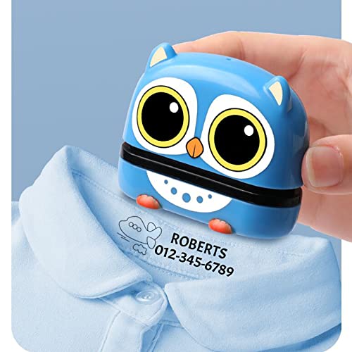 Name Stamp Clothing Kids,The Name Stamp for Clothes，Cartoon Pattern Style Name Stamp,Custom Name Stamp，4 Colors and 36 Cartoon Patterns