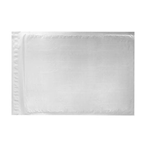 Amazon Basics Poly Bubble Mailer, 10.5" x 16" (Internal Size - 10.25" x 15"), White, 25-Pack