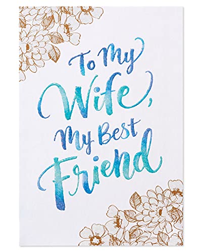 American Greetings Birthday Card for Wife (My Best Friend)