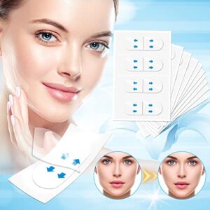 face lift tape invisible,face tape,facelift tape neck lift tape face lifting tape face lifter tape instant makeup face for jowls double chin 100pcs…