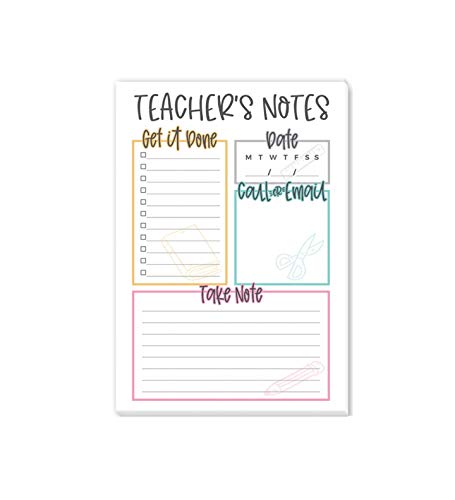 Teacher Notepad | Teacher Appreciation Gifts | Made in the USA (Teacher Notepad)…