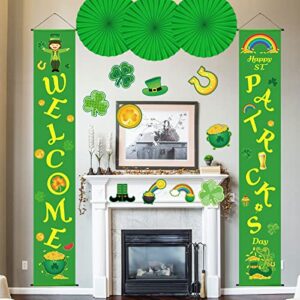 48pcs St. Patrick's Day Cutouts Shamrock Clover Cut-Outs for Classroom Bulletin Board Decorations