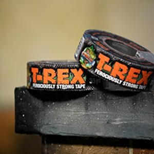 T-Rex 240998 Ferociously Strong Tape, 1.88 Inches x 35 Yards, Waterproof Backing, Dark Gunmetal Gray, Single Roll