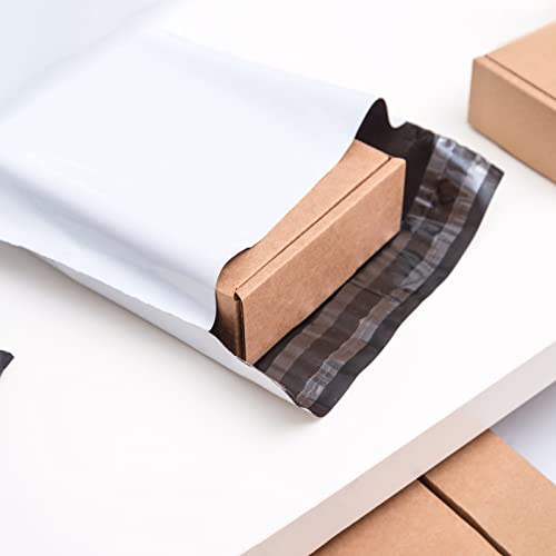 SJPACK 100pcs 14.5x19 Poly Mailers 2.5 Mil Envelopes Shipping Bags With Self Sealing Strip, White Poly Mailers