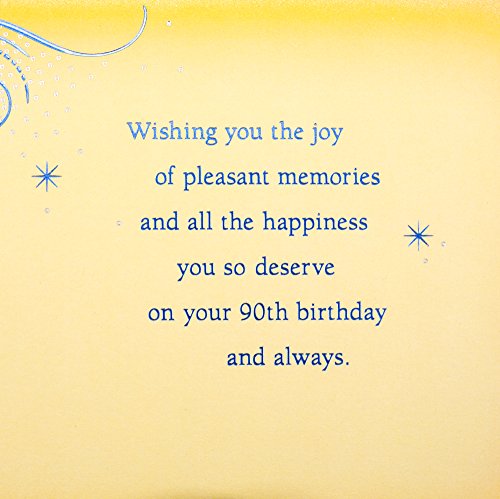 Hallmark 90th Birthday Card (Happiness You Deserve)