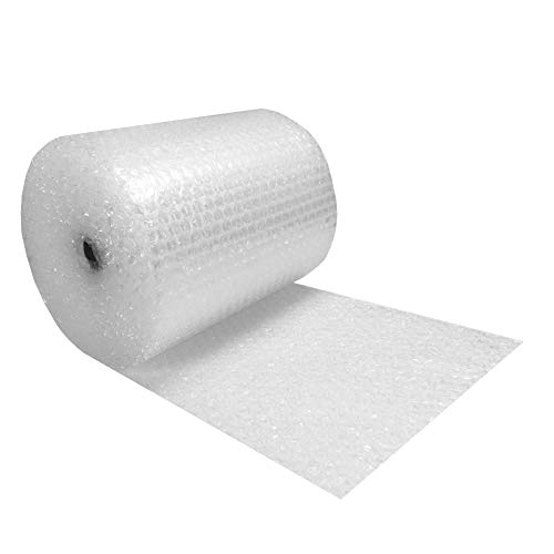 uBoxes Bubble Cushioning 24" wide Wrap x 100' Long Medium Bubbles 5/16",Clear,BUBBMED24100