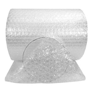 uBoxes Bubble Cushioning 24" wide Wrap x 100' Long Medium Bubbles 5/16",Clear,BUBBMED24100