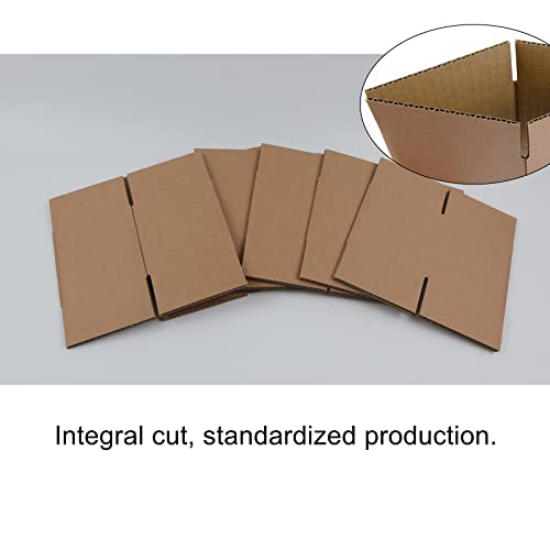 SUNLPH Shipping Boxes 4x4x4 Inches Small Corrugated Cardboard Boxes, 25 Pack