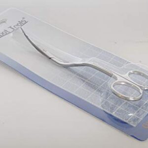 Mazbot 6 Inch Bent Handle Curved Embroidery Scissors---Perfect for Machine Embroidery