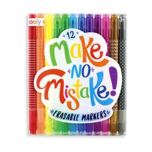 ooly make no mistake erasable markers, set of 12