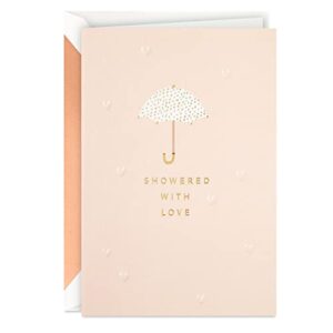 hallmark signature bridal shower card (showered with love) (5rzh1244)