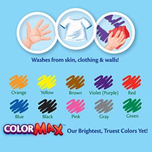 Crayola Ultra Clean Washable Markers, Broad Line, Classic Colors, 10 Count