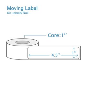 Labelebal 960 Count Moving Labels 14 Different Living Spaces + Fragile Stickers + Blank White Label Home Moving Color Coding Labels Moving Sticker for Storaging Packing Moving (16Rolls, 60/Roll)