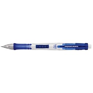 Paper Mate Clearpoint Mechanical Pencils, 0.7mm, HB #2, Blue Barrels, 12 Count