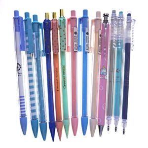 DzdzCrafts Kawaii Color 0.5MM 0.7mm Mixed 16pcs Mechanical Pencils Office School Supplies (Some with Top Erasers)