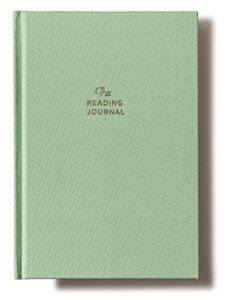 kunitsa co. reading journal. book journal for book lovers & readers. review and track your reading (green) – 52 book reviews