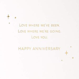 Hallmark Signature Wood Anniversary Card (Where We've Been, Where We're Going)