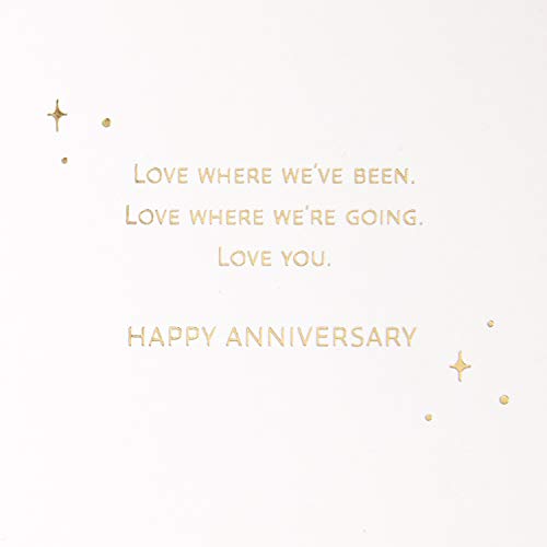 Hallmark Signature Wood Anniversary Card (Where We've Been, Where We're Going)