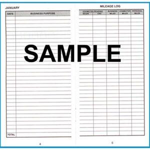 Dome Auto Mileage Log, Undated, 32 Forms [Set of 3]