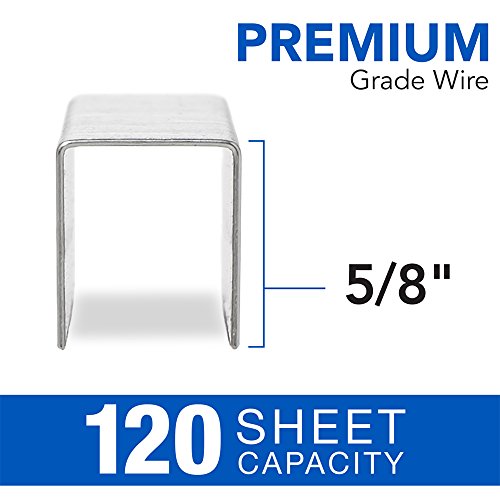 Swingline Staples, Heavy Duty, 5/8" Length, 20-120 Sheet Capacity, 100/Strip, 2500/Box, 1 Pack, Light Touch (90009)