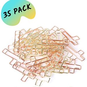 Mr. Pen- Cross Paper Clips, 35 Pack (Gold and Rose Gold Color), Bible Paper Clips, Journaling Paper Clips, Bible Study Supplies, Christian Journaling Supplies, Bible Journaling Items, Bible Clips