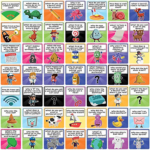 150 Joke Cards for Kids Vol.2 - Lunchbox Notes - Inspirational Motivational Cards for Children - Jokes and Puns for Boys and Girls - Great for Parties, Schools, Bake Sales, Picnics