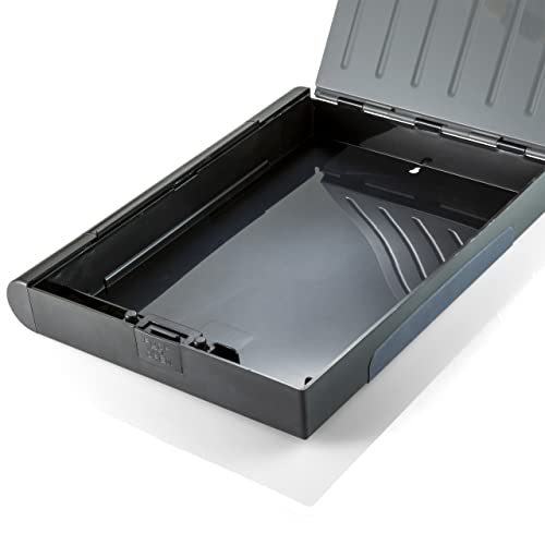 Officemate Recycled Double Storage Clipboard/Forms Holder, Plastic, Gray/Black (83357), (Model: OIC83357)