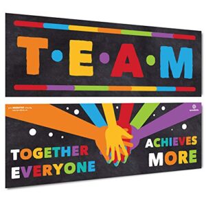 sproutbrite classroom decorations – banner posters for teachers – team bulletin board and wall decor for pre school, elementary and middle school themes