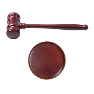 Handmade Wooden Gavel Block Set, Perfect for Judge Lawyer Auction Court Student and Gifts