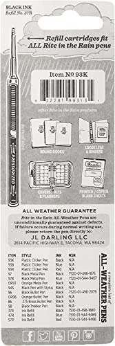 Rite in the Rain All-Weather Durable Clicker Pen - Black Ink (No. 93K)