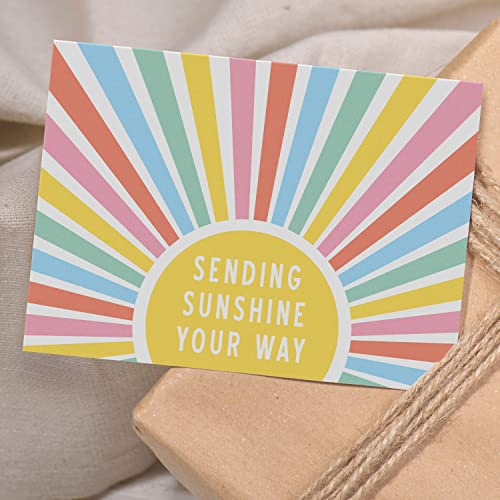 Sweetzer & Orange Thinking of You Cards with Envelopes. Set of 24 Boxed Greeting Cards Thinking Of You Assortment. 300gsm Note Cards and Envelopes (120gsm). Just Because Cards and Kindness Cards