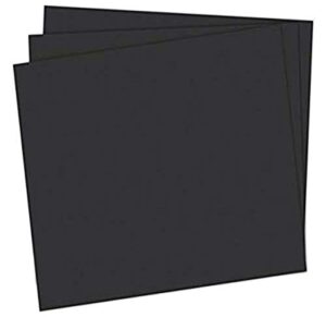 school smart 1485728 railroad board, 4-ply thickness, 22″ x 28″, black (pack of 25)