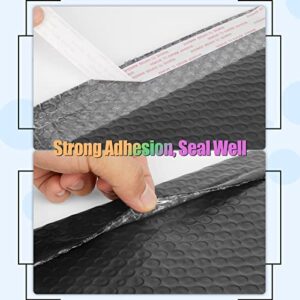 4 x 8 Inch Bubble Mailers 60 Pack, Self-Seal Poly Padded Envelope, Waterproof Shipping Bags for Small Business, Black