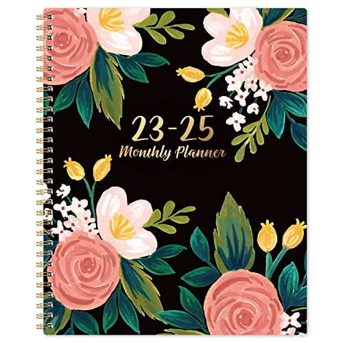 Monthly Planner 2023-2025 - Jul. 2023 - Jun. 2025, Monthly Calendar 2023-2025, 9" x 11", 2 Year Monthly Planner with Monthly Tabs, Flexible Cover,Twin-Wire Binding, Perfect Organizer