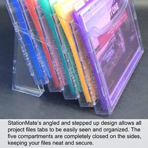 Ultimate Office StationMate StepUp File Desktop Organizer with PocketFiles (Includes 25, 5th-Cut PocketFiles)