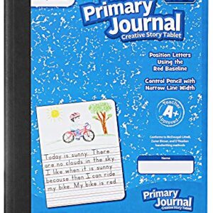 Mead Primary Journal Kindergarten Writing Tablet 2 Pack of BLUE Primary Composition Notebook for Grades K- 2, 100 Sheets (200 Pages) Creative Story Notebooks for Kids, 9 3/4 in by 7 1/2 in.