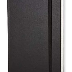 Moleskine Classic Notebook, Hard Cover, Large (5" x 8.25") Squared/Grid, Black, 240 Pages