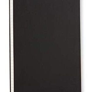 Moleskine Classic Notebook, Hard Cover, Large (5" x 8.25") Squared/Grid, Black, 240 Pages