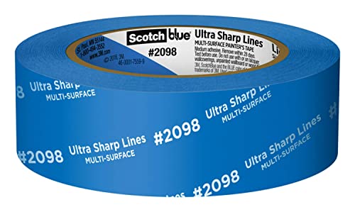 Scotch 2098-36CC-XS ScotchBlue Original Painters Tape, 1.41" Width, Blue