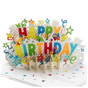 hallmark signature paper wonder pop up birthday card (happy birthday)